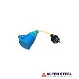 Adapter Cord 16A/250V-Schuko plug/CEE Coupling