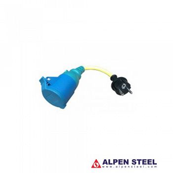 Adapter Cord 16A/250V-Schuko plug/CEE Coupling